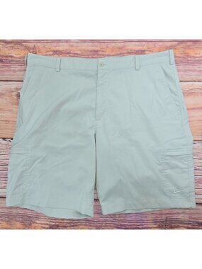 Nike Golf Mens Dri-Fit Beige Cargo Shorts Size 40